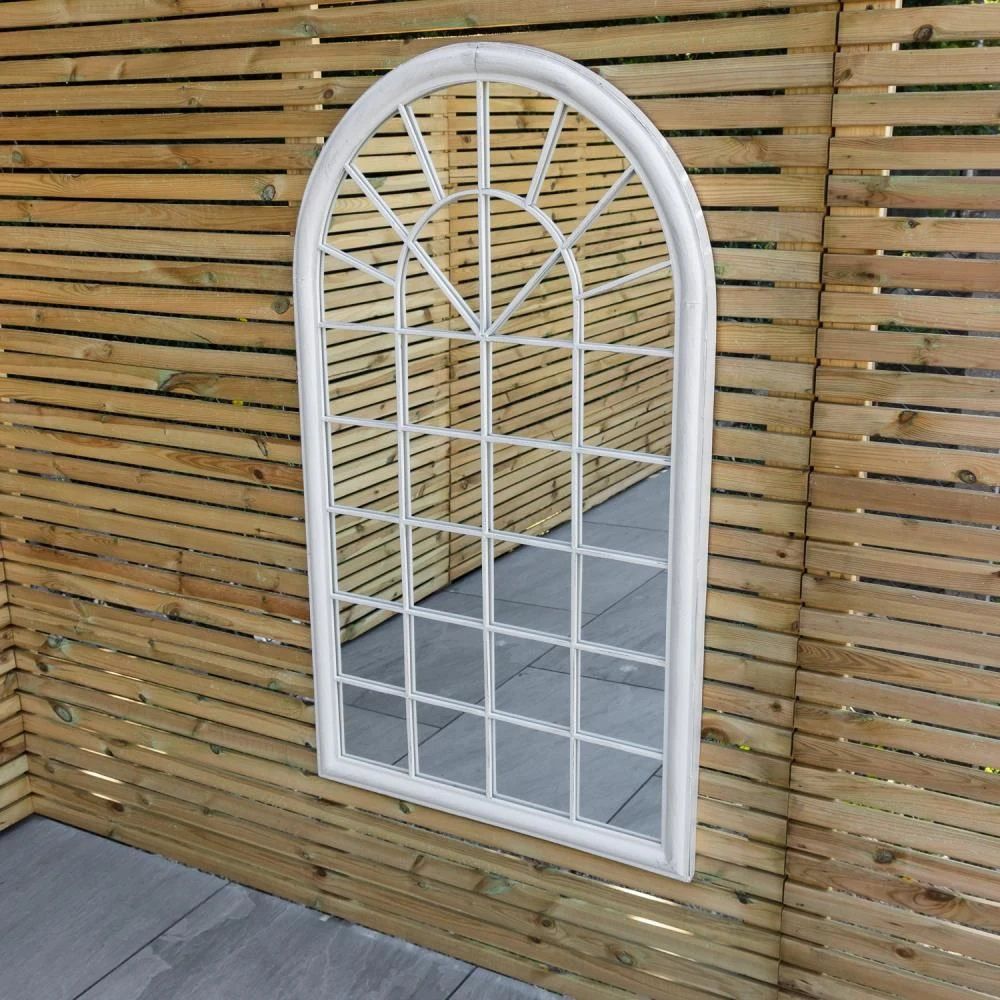 Woodside Redwick XXL Decorative Arched Outdoor Garden Mirror, H: 131cm X W: 75cm 6 Woodside Redwick XXL Decorative Arched Outdoor Garden Mirror, H: 131cm X W: 75cm - Image 4
