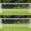 PAIR Of 24FT X 8FT Football Net (0M Top Runback, 2M Bottom Runback)