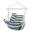 Woodside Swinging Garden Hammock Chair Outdoor Wooden Rope Swing Seat, Blue/White 1 Woodside Swinging Garden Hammock Chair Outdoor Wooden Rope Swing Seat, Blue/White -Outdoor Living Shop 0J2K0PO5HUX