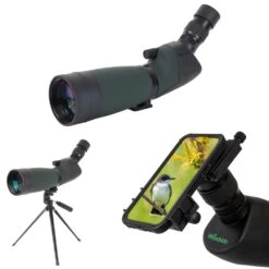 Woodside Waterproof Hunting/Photography BAK4 20-60x80 Spotting Scope + Accessories -Outdoor Living Shop 0QNQYDXVPOL