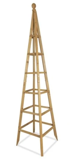 Woodside Wooden Garden Obelisk Pyramid Plant Support Trellis Climbing Frame 9 Woodside Wooden Garden Obelisk Pyramid Plant Support Trellis Climbing Frame -Outdoor Living Shop 1NAH0Z2LQRX