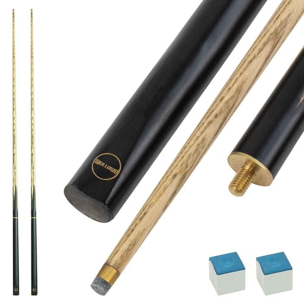 2 X Wollowo 57 Inch White Ash Wood Snooker/Pool Cues 3 2 X Wollowo 57 Inch White Ash Wood Snooker/Pool Cues