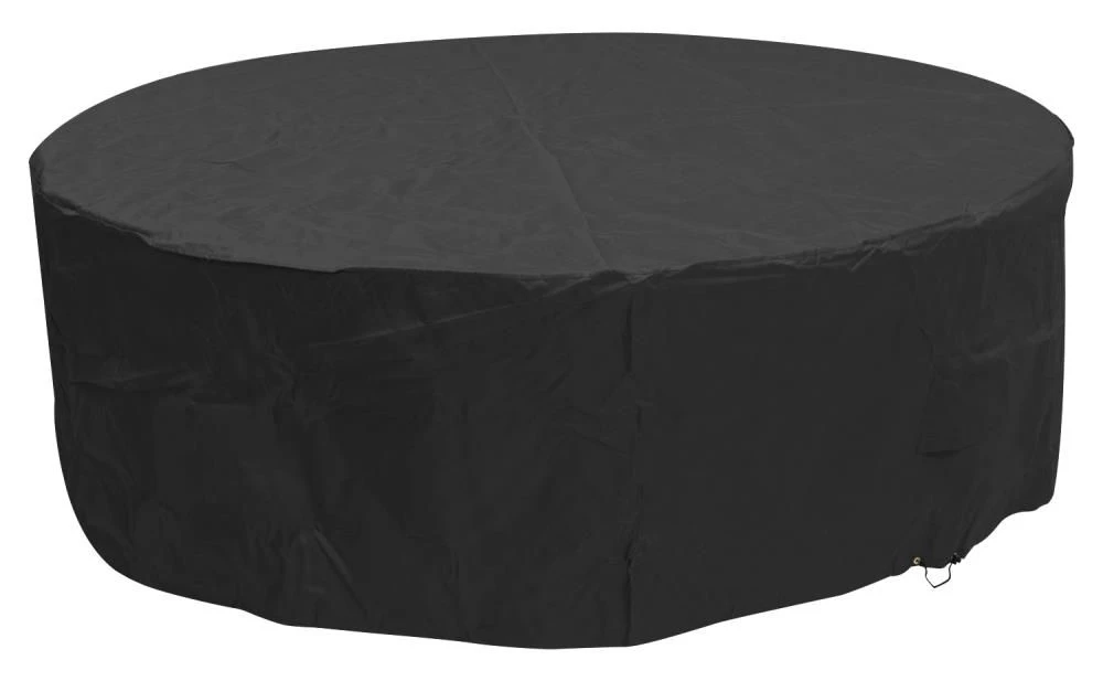 Woodside Black 6-8 Seater Round Garden Patio Furniture Set Cover Waterproof 3 Woodside Black 6-8 Seater Round Garden Patio Furniture Set Cover Waterproof