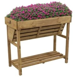 Woodside Thurne Raised Wooden Garden Bed Planter, Plants & Vegetable/Herb Box -Outdoor Living Shop 2CEZMR22OA0
