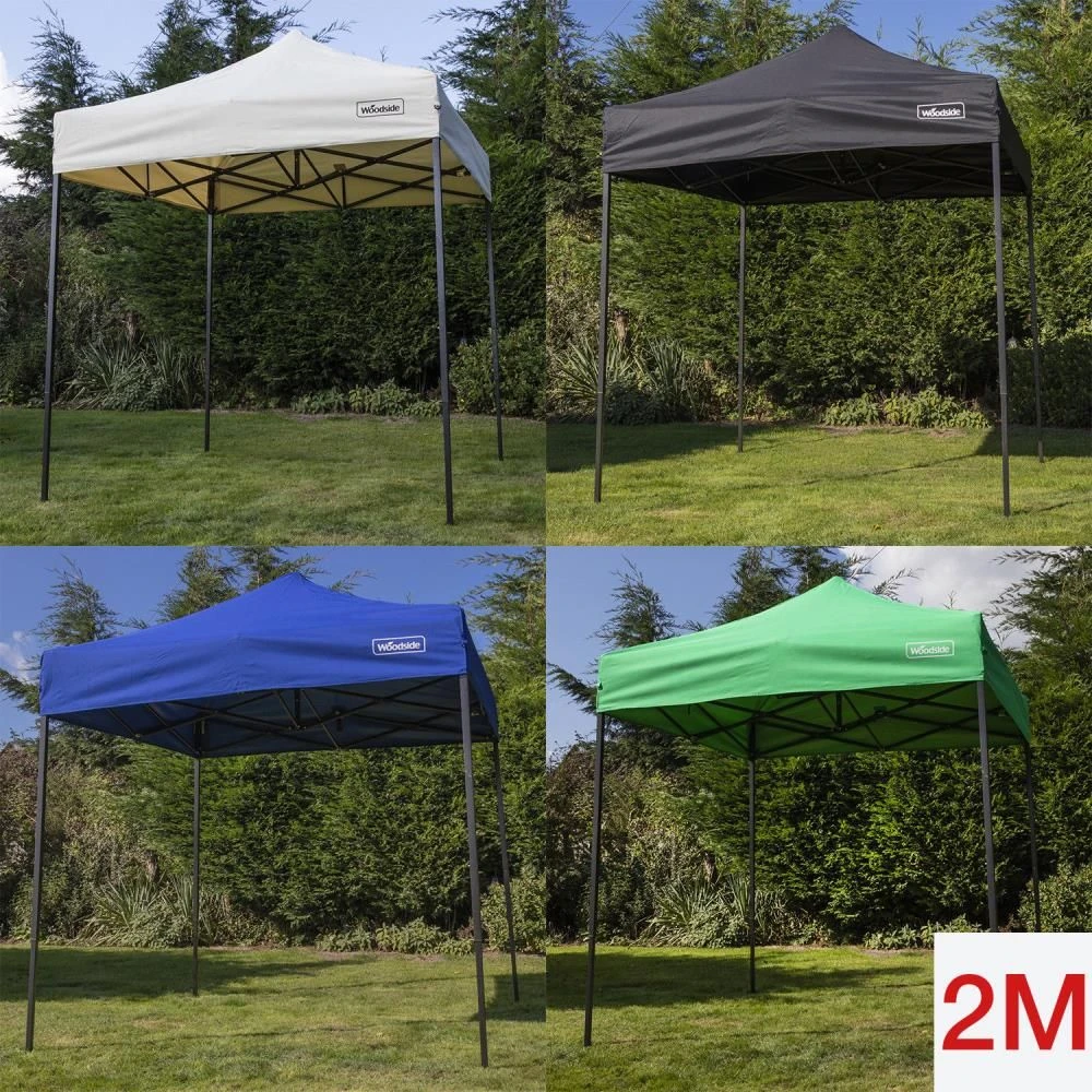 Woodside 2x2m Fully Waterproof, Heavy Duty Pop Up Gazebo + Carry Bag & Sand Bags 3 Woodside 2x2m Fully Waterproof, Heavy Duty Pop Up Gazebo + Carry Bag & Sand Bags