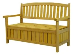 Woodside Hunsett 2 Seater Garden Patio Bench, Outdoor Wooden Loveseat With Storage 14 Woodside Hunsett 2 Seater Garden Patio Bench, Outdoor Wooden Loveseat With Storage -Outdoor Living Shop 3AHO1IYAXG5