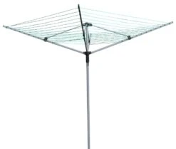 Woodside 4 Arm 50m Folding Rotary Laundry Airer Outdoor Clothes Washing Line 7 Woodside 4 Arm 50m Folding Rotary Laundry Airer Outdoor Clothes Washing Line -Outdoor Living Shop 3H5DSK34WPQ