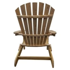 Woodside Aldeby Adirondack Outdoor Garden Patio Wooden Lounger Chair -Outdoor Living Shop 5C5BEI4CJ2D