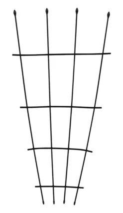 Woodside 1.2m Metal Garden Fan Trellis, Decorative Plant/Flower Pot Support, Pack Of 2 -Outdoor Living Shop 5RQB4IUD1LZ