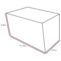 Woodside Companion Seat Cover BLACK -Outdoor Living Shop 5U2FZG53YTY