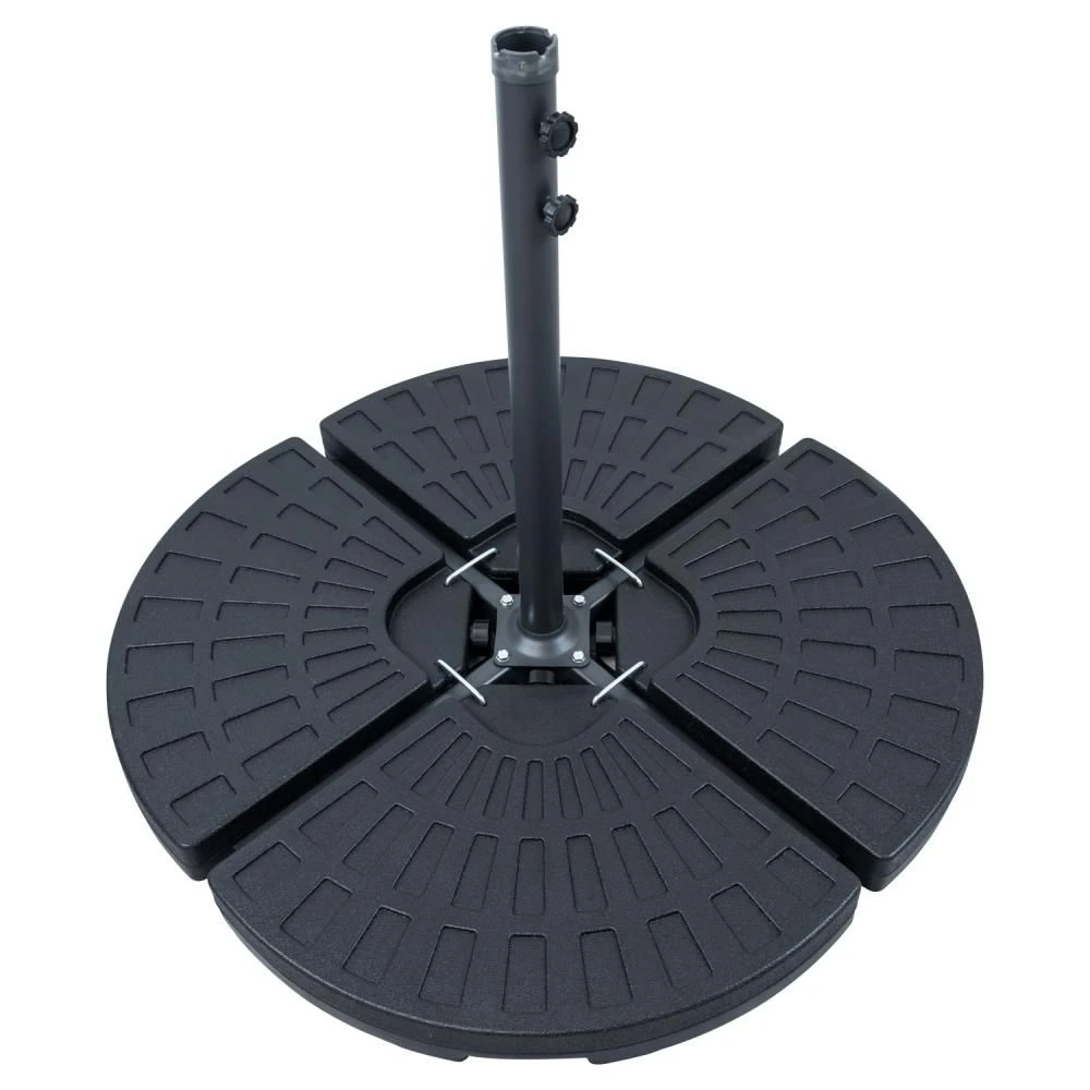 Woodside Set Of 4 Round Cantilever Banana Hanging Umbrella Parasol Base Stand Weights 3 Woodside Set Of 4 Round Cantilever Banana Hanging Umbrella Parasol Base Stand Weights