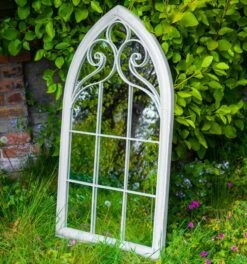 Woodside Selby XL Decorative Arched Outdoor Garden Mirror, W: 60.5cm X H: 111cm 14 Woodside Selby XL Decorative Arched Outdoor Garden Mirror, W: 60.5cm X H: 111cm -Outdoor Living Shop ACQCKMZJFPZ