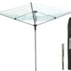 Woodside 4 Arm 50m Folding Rotary Laundry Airer Outdoor Clothes Washing Line -Outdoor Living Shop AFTNTZA40KG