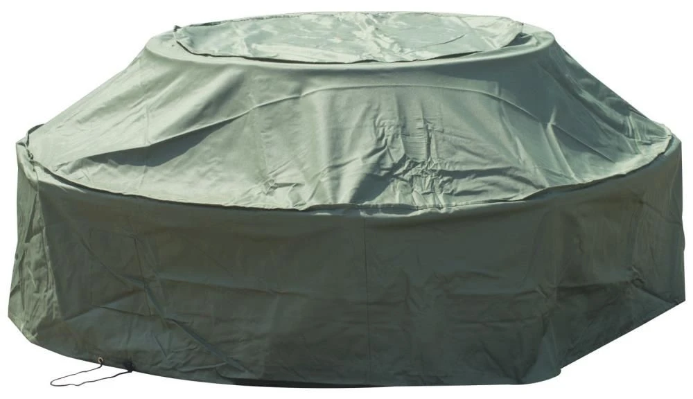 Woodside Green Waterproof Outdoor 8 Seater Round Picnic Table Cover 3 Woodside Green Waterproof Outdoor 8 Seater Round Picnic Table Cover