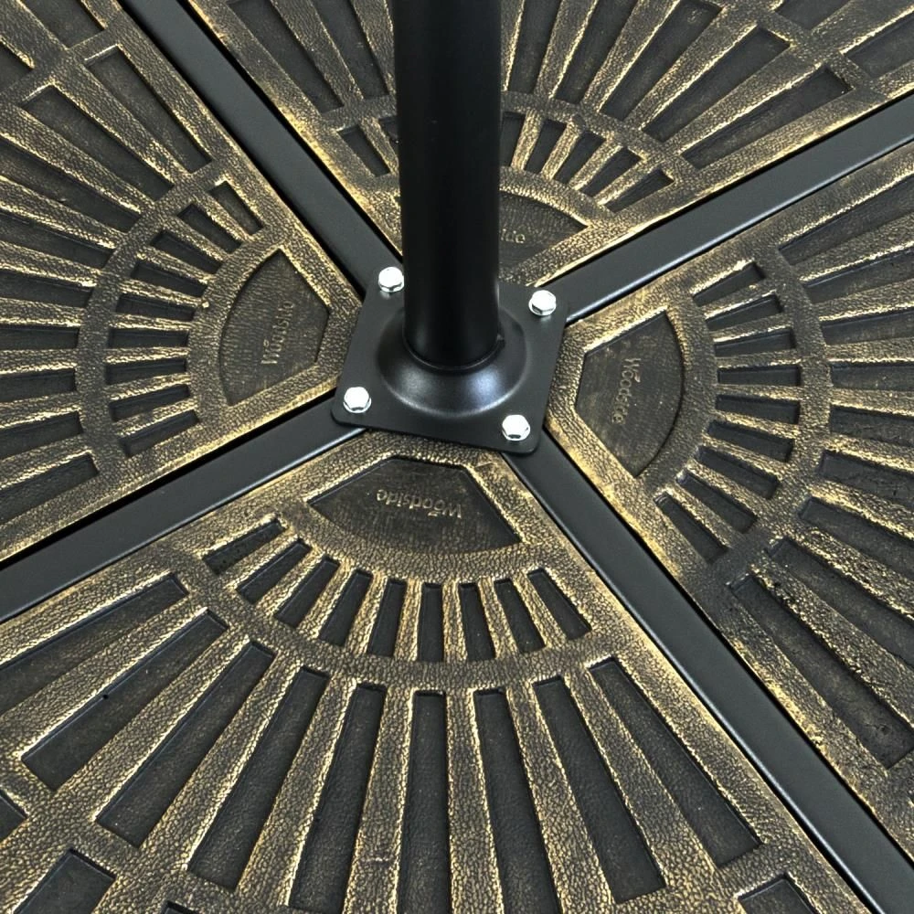 2 X Woodside 12kg Cantilever & Banana Umbrella Parasol Base Stand Weight 7 2 X Woodside 12kg Cantilever & Banana Umbrella Parasol Base Stand Weight - Image 5