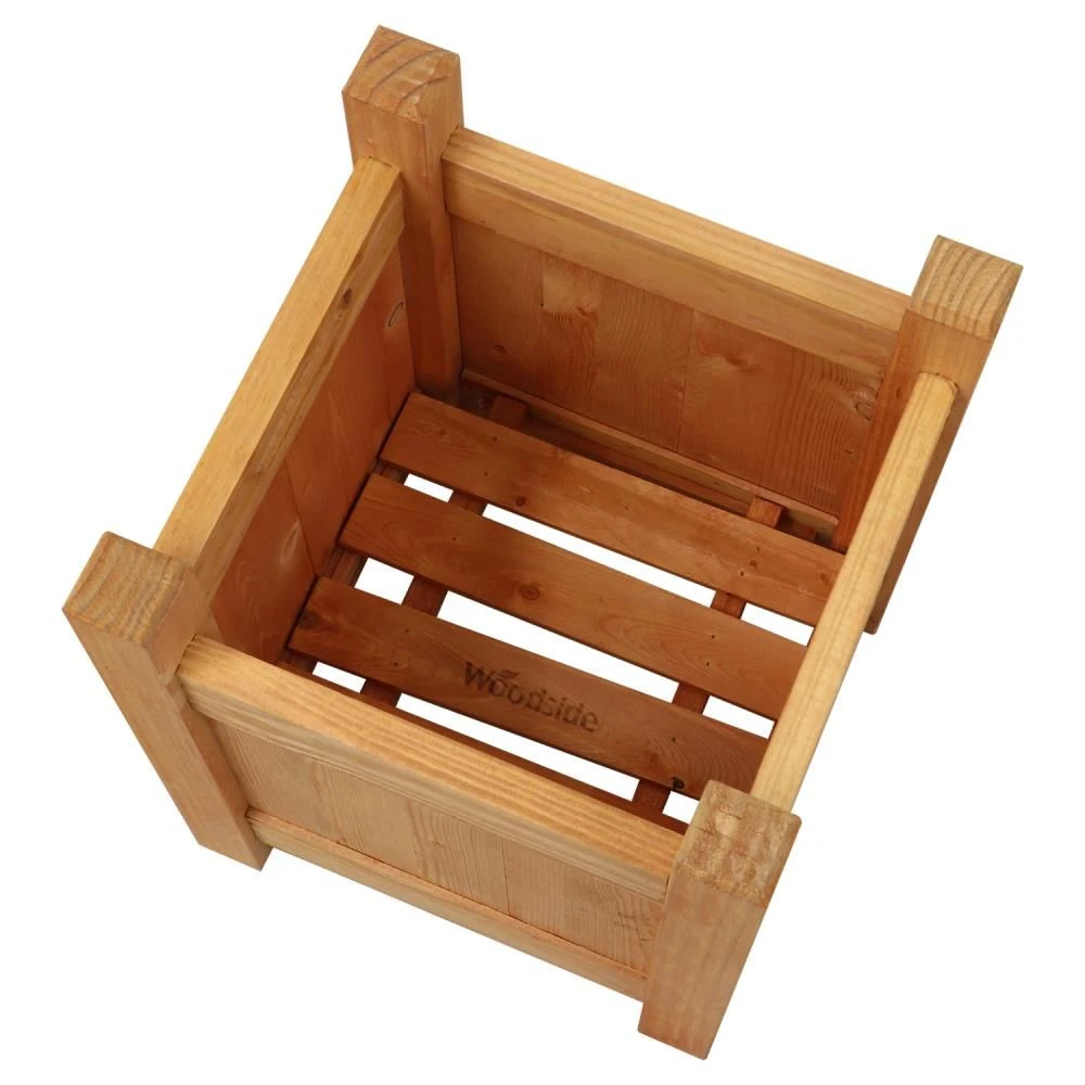 Woodside Aldeby Wooden Garden Planter/Flower Pot Container Box, Pack Of 2 8 Woodside Aldeby Wooden Garden Planter/Flower Pot Container Box, Pack Of 2 - Image 6