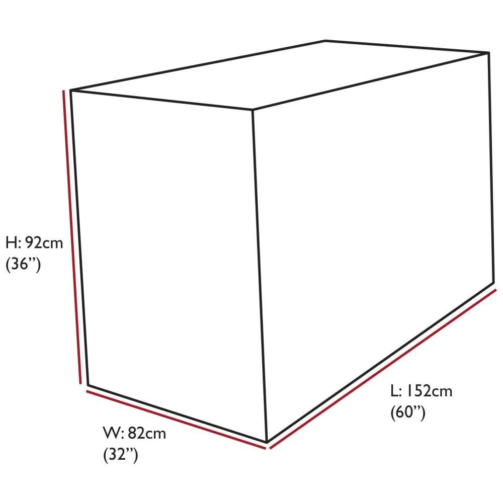 Oxbridge Bistro Patio Set Waterproof Cover GREY 4 Oxbridge Bistro Patio Set Waterproof Cover GREY - Image 2