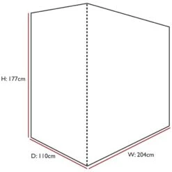 Oxbridge Black 2 Seater Hammock Swing Waterproof Outdoor Garden Furniture Cover -Outdoor Living Shop CFCGL4INQ3L