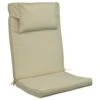 Woodside Luxury Outdoor Padded Seat & Back Cushion For Garden Adirondack Chair - BEIGE -Outdoor Living Shop CPUTHAUQVZT
