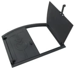 Woodside Cast Iron Outdoor Pizza/Fire Wood Oven Door, 48cm X 38cm Door -Outdoor Living Shop CYEJYDWPFTC