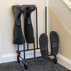 Woodside Steel Wellington Boot Rack/Walking Boot Storage Stand, Indoor & Outdoor -Outdoor Living Shop DCKGCOR1RKC