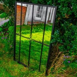 Woodside Yapton XL Decorative Rectangle Outdoor Garden Mirror W: 70cm X H: 105cm 8 Woodside Yapton XL Decorative Rectangle Outdoor Garden Mirror W: 70cm X H: 105cm -Outdoor Living Shop DYW5DKIDLQU