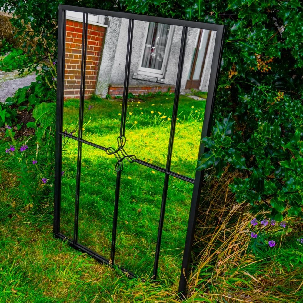 Woodside Yapton XL Decorative Rectangle Outdoor Garden Mirror W: 70cm X H: 105cm 5 Woodside Yapton XL Decorative Rectangle Outdoor Garden Mirror W: 70cm X H: 105cm - Image 3