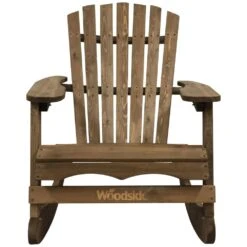 Woodside Aldeby Adirondack Outdoor Garden Patio Wooden Rocking Chair 14 Woodside Aldeby Adirondack Outdoor Garden Patio Wooden Rocking Chair -Outdoor Living Shop DZQPRVPDQFN