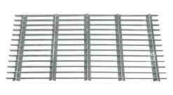 Woodside Large Rectangle Heavy Duty Galvanised Steel Garden Door Mat