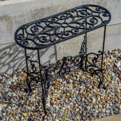 Woodside Heavy Duty Cast Iron Indoor/Outdoor XL Plant Pot Display Stand 11 Woodside Heavy Duty Cast Iron Indoor/Outdoor XL Plant Pot Display Stand -Outdoor Living Shop FC5DYQNYXJ1