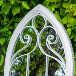 Woodside Selby XL Decorative Arched Outdoor Garden Mirror, W: 60.5cm X H: 111cm 16 Woodside Selby XL Decorative Arched Outdoor Garden Mirror, W: 60.5cm X H: 111cm -Outdoor Living Shop FYM3I5EECSZ