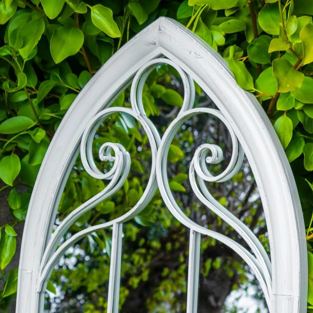 Woodside Selby XL Decorative Arched Outdoor Garden Mirror, W: 60.5cm X H: 111cm 9 Woodside Selby XL Decorative Arched Outdoor Garden Mirror, W: 60.5cm X H: 111cm - Image 7
