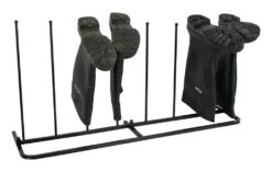 Woodside Steel Wellington Boot Rack 4 Pairs Walking Shoe Storage Stand 11 Woodside Steel Wellington Boot Rack 4 Pairs Walking Shoe Storage Stand -Outdoor Living Shop GQLAST5FPOE