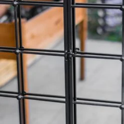 Woodside Balham XL Decorative Arched Outdoor Garden Mirror, H: 115cm X W: 70cm -Outdoor Living Shop GTYJVRNJJLE