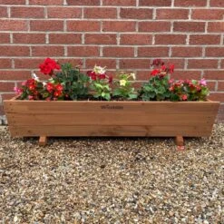 Woodside Sutton Wooden Garden Planter Plant/Flower Trough Container Box 9 Woodside Sutton Wooden Garden Planter Plant/Flower Trough Container Box -Outdoor Living Shop GZZEYYYU0JP