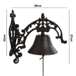 Woodside Cast Iron Wall Mounted Doorbell Vintage/Antique Design For Garden & Home 9 Woodside Cast Iron Wall Mounted Doorbell Vintage/Antique Design For Garden & Home -Outdoor Living Shop H0WGRSNU1GG