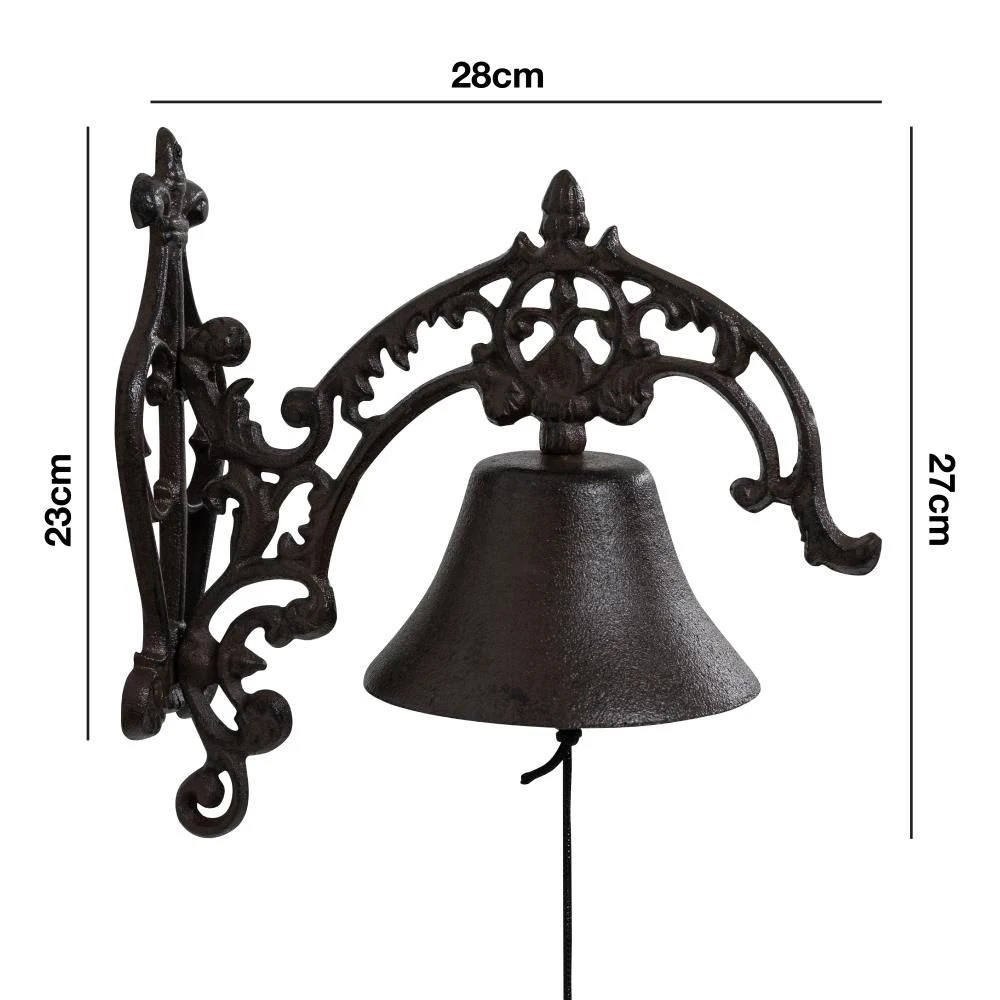 Woodside Cast Iron Wall Mounted Doorbell Vintage/Antique Design For Garden & Home 6 Woodside Cast Iron Wall Mounted Doorbell Vintage/Antique Design For Garden & Home - Image 4