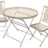 Woodside Ostend Folding Metal Outdoor Garden Patio Dining Table And 2 Chairs Set 2 Woodside Ostend Folding Metal Outdoor Garden Patio Dining Table And 2 Chairs Set -Outdoor Living Shop HTKPNAORJOV