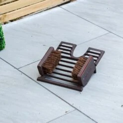 Woodside Cast Iron 3 In 1 Boot Brush, Jack & Scraper Outdoor Shoe Mud Cleaner -Outdoor Living Shop I4XEJFGZMMI