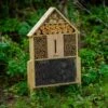 Woodside Standing Wooden Insect Hotel With Ground Stakes, Outdoor Bug/Bee House -Outdoor Living Shop IPFO52LGWJX