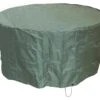 Woodside 2-4 Seater Green Waterproof Round Garden Patio Furniture Set Cover