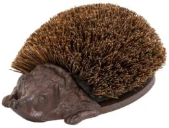 Woodside Cast Iron Hedgehog Boot Brush & Scraper -Outdoor Living Shop JH422V40EYH