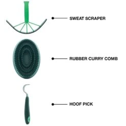 Woodside 8 Piece Equestrian Grooming Set For Horses & Ponies With Carry Case -Outdoor Living Shop JHLMODNWNV3