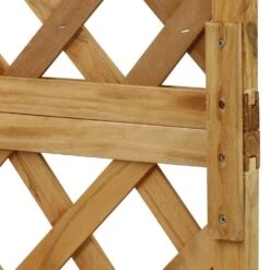 Woodside Aldburgh Wooden Garden Trough Planter/Flower Container Box With Trellis -Outdoor Living Shop JTKOMPLXQTR