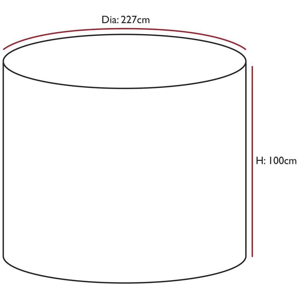 Oxbridge Sand Large Round Waterproof Outdoor Garden Patio Set Furniture Cover 5 Oxbridge Sand Large Round Waterproof Outdoor Garden Patio Set Furniture Cover - Image 3