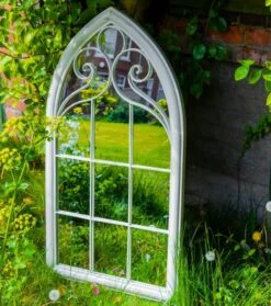 Woodside Selby XL Decorative Arched Outdoor Garden Mirror, W: 60.5cm X H: 111cm 15 Woodside Selby XL Decorative Arched Outdoor Garden Mirror, W: 60.5cm X H: 111cm -Outdoor Living Shop KS1RV0RO30I