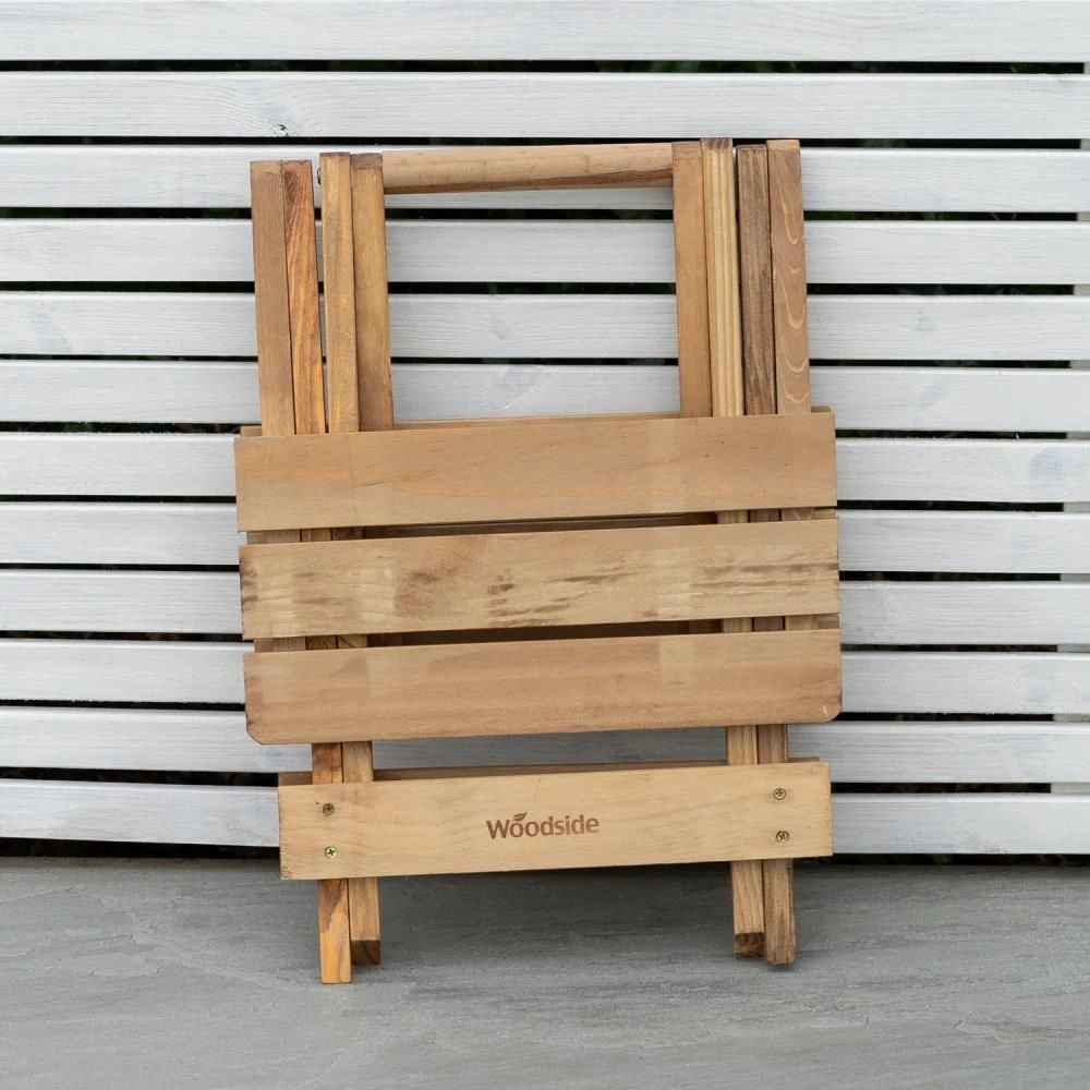 Woodside Ashill Folding Coffee Side Snack Table Wooden Garden Patio Furniture 7 Woodside Ashill Folding Coffee Side Snack Table Wooden Garden Patio Furniture - Image 5