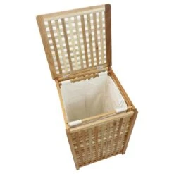 Woodside Large 80L Walnut Wood Lattice Laundry Basket/Bin Storage Box 16 Woodside Large 80L Walnut Wood Lattice Laundry Basket/Bin Storage Box -Outdoor Living Shop LFOCE5VF4GQ