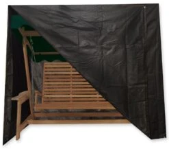 Oxbridge Black 3 Seater Hammock Swing Waterproof Outdoor Garden Furniture Cover -Outdoor Living Shop MZRQHBGJZDI