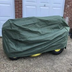 Woodside Green Outdoor Ride On Lawn Mower Waterproof Protective Cover -Outdoor Living Shop NGN3MQBLYH1